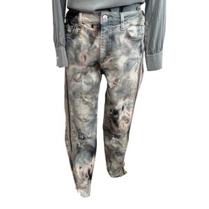 Free People Tie-Dye Jeans